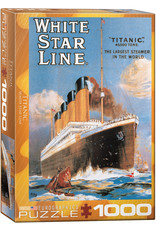 Eurographics Titanic White Star Line 1000 pc