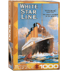 Eurographics Titanic White Star Line 1000 pc