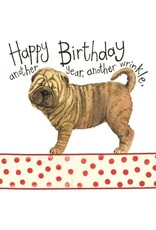 Alex Clark Art Wrinkles Birthday Card