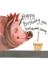 Alex Clark Art Handsome Swine Card