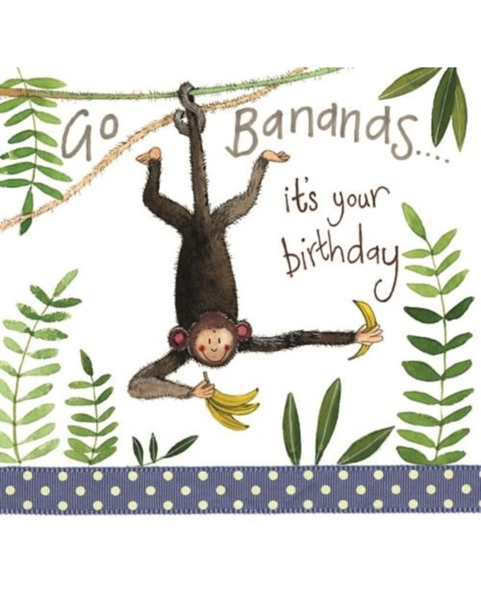 Alex Clark Art Bananas Birthday Card