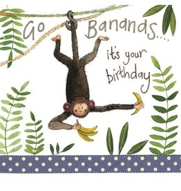 Alex Clark Art Bananas Birthday Card