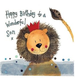 Alex Clark Art Son Lion Birthday Card