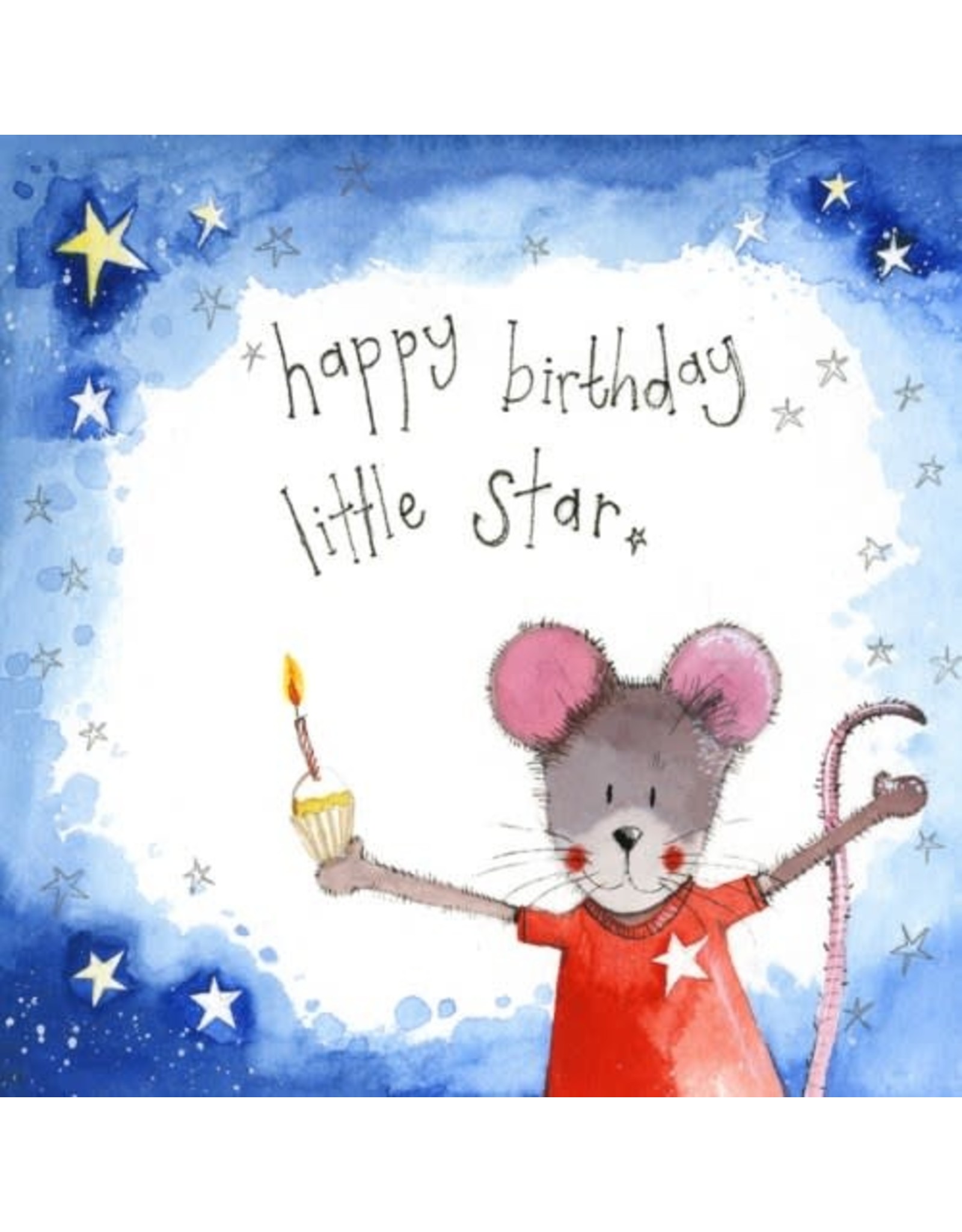 Alex Clark Art Starlight Mouse Birthday Card