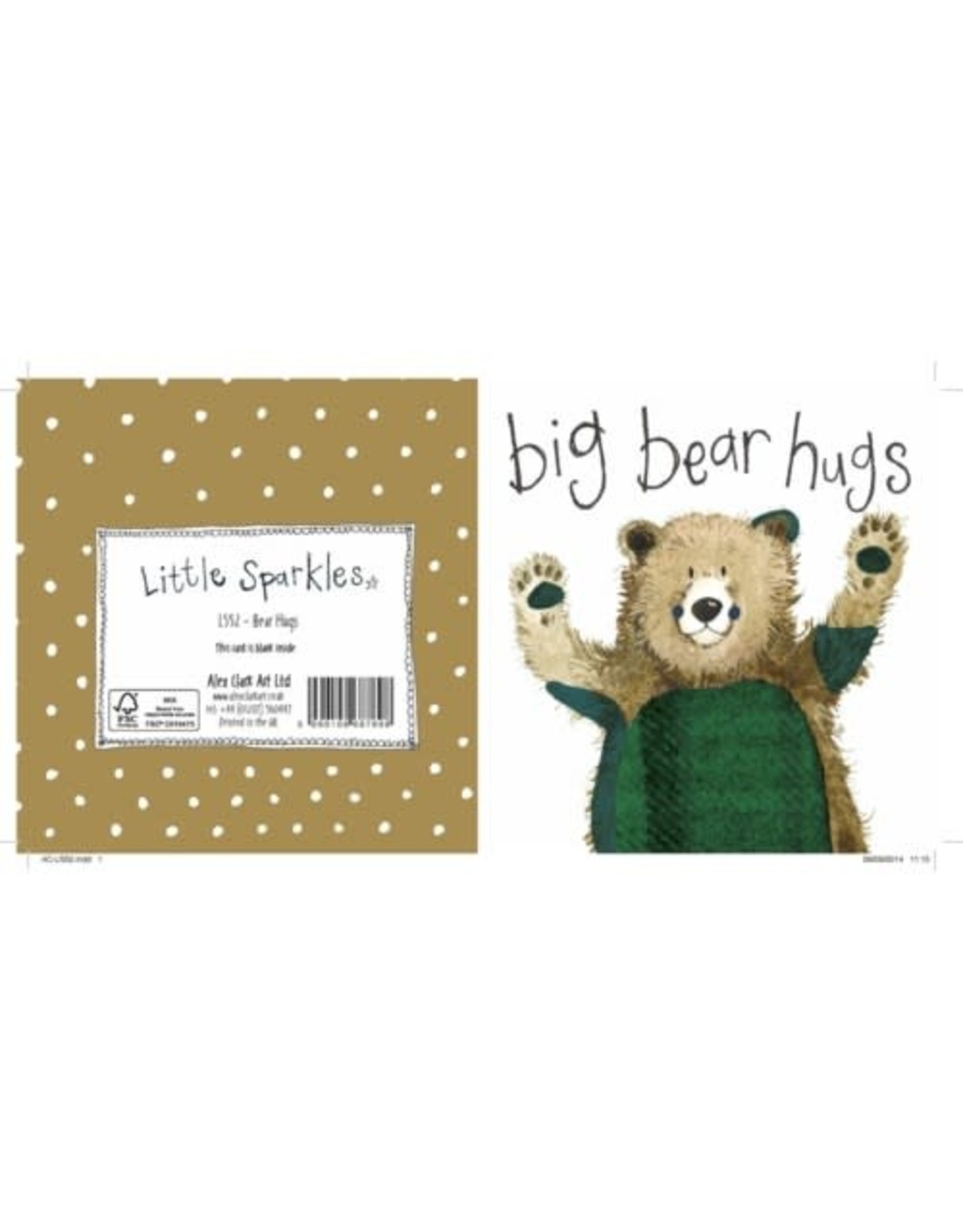 Alex Clark Art Big Bear Hugs Card