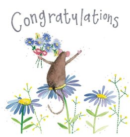 Alex Clark Art Mouse Congratulations Card