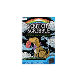 Ooly Mini Scratch & Scribble Art Kit: Playful Pups