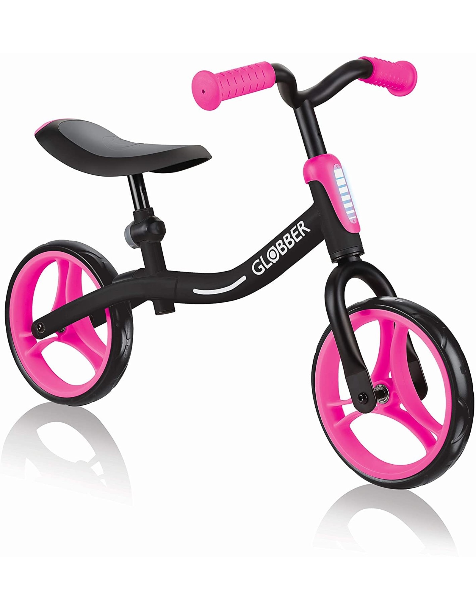 Globber Go Bike - Black/Neon Pink