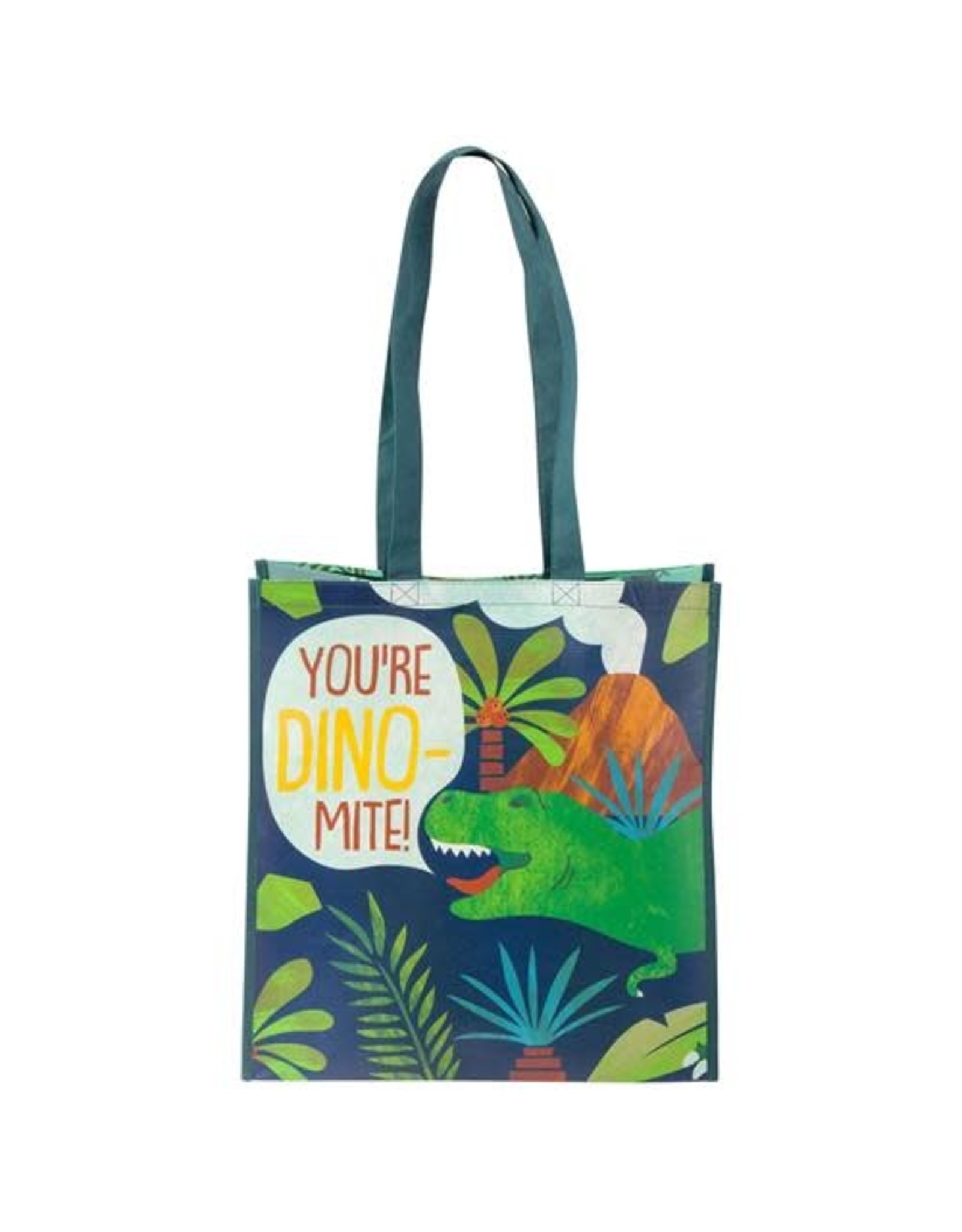 Stephen Joseph Large Recycled Gift Bag - Dino