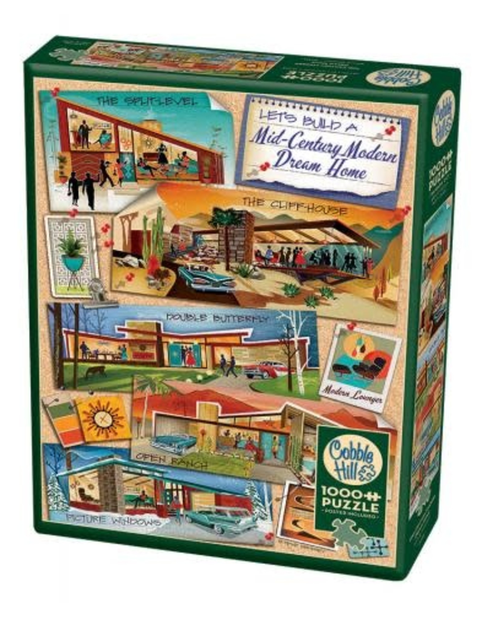 Cobble Hill Mid-Century Modern Dream Home 1000 pc