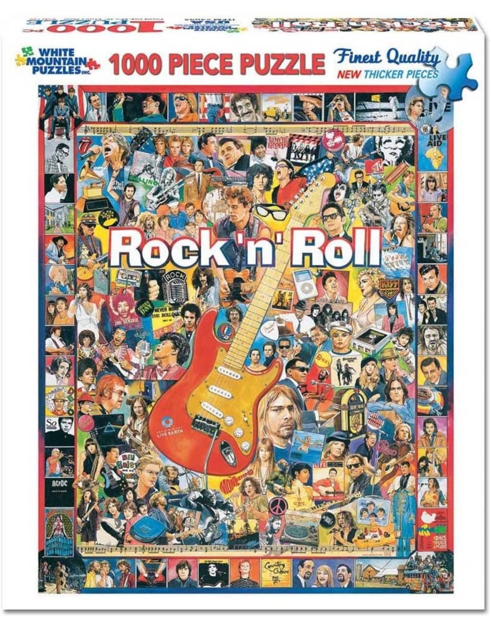 White Mountain Puzzles Rock N Roll 1000 pc