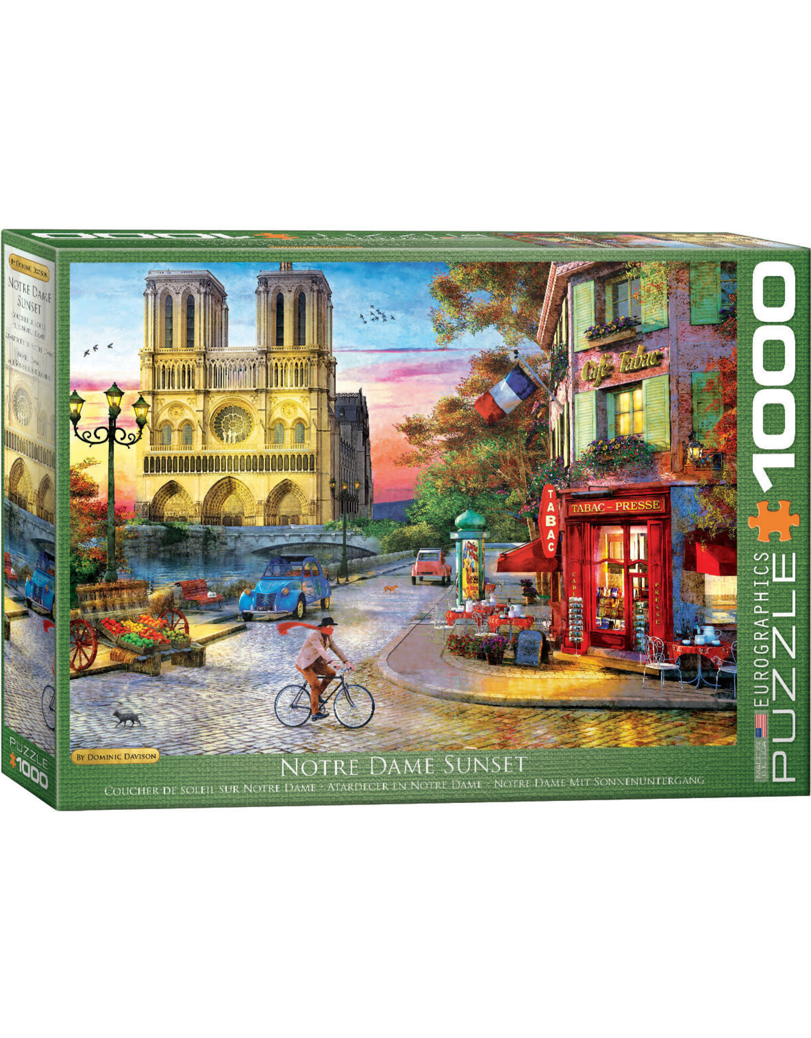 Eurographics Notre Dame Sunset 1000 pc