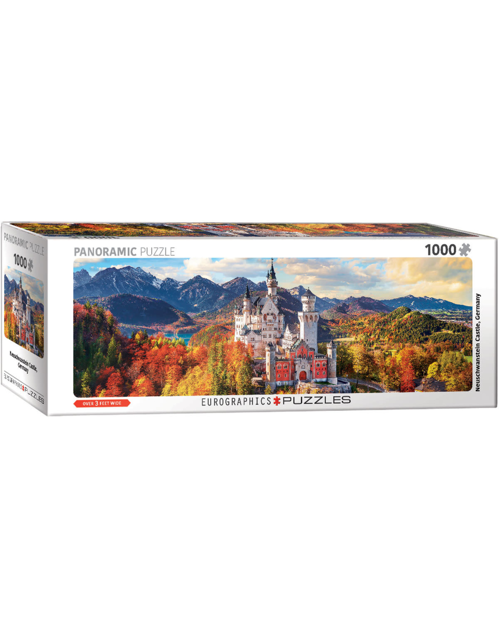 Eurographics Neuschwanstein Castle in Fall 1000 pc Panoramic