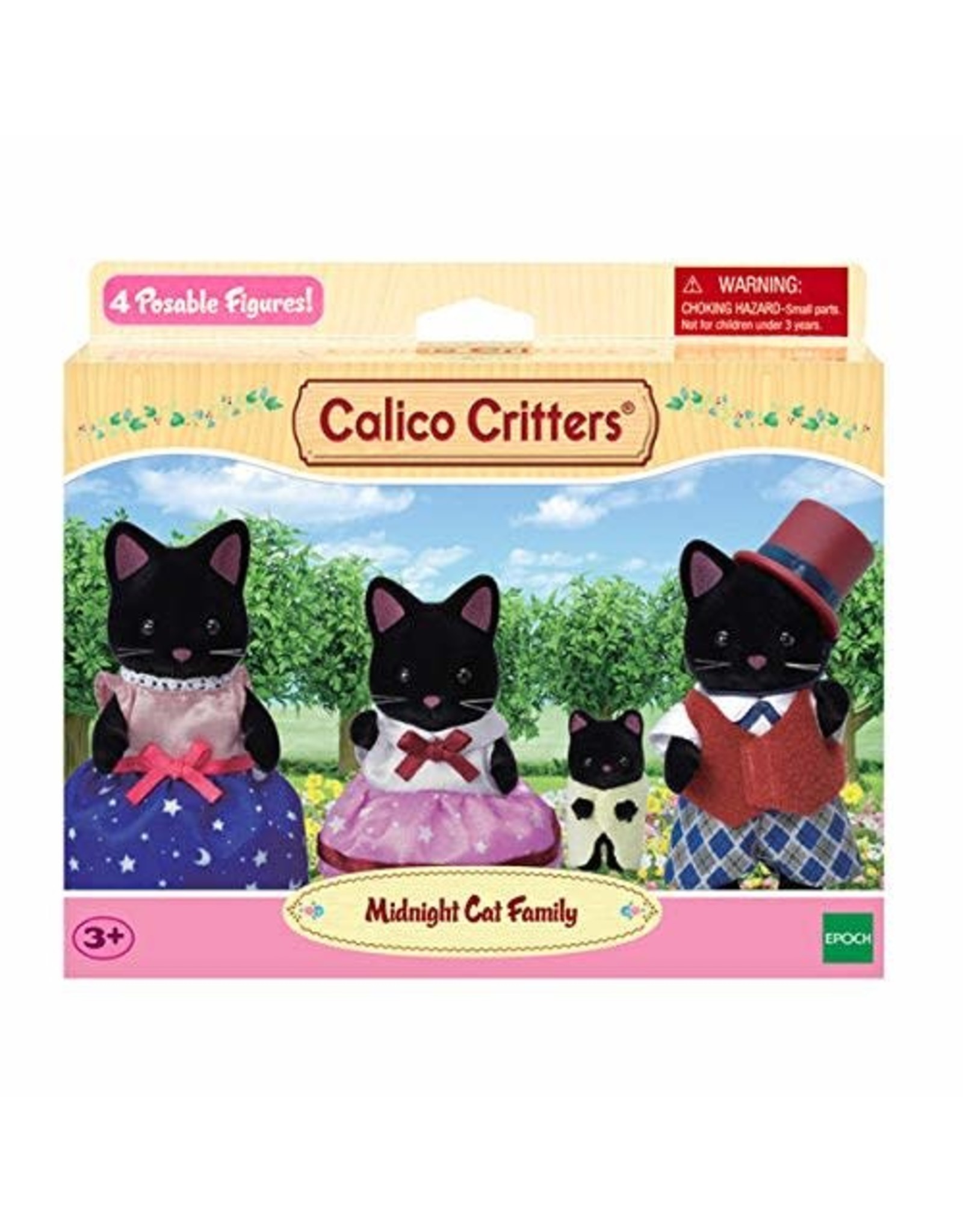 Calico Critters Calico Critters Midnight Cat Family