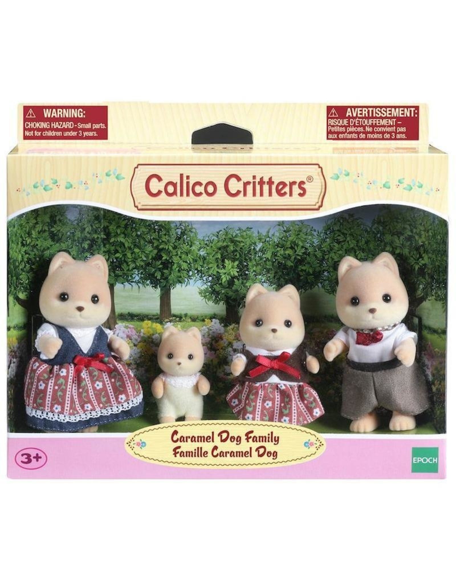 Calico Critters Calico Critters Caramel Dog Family