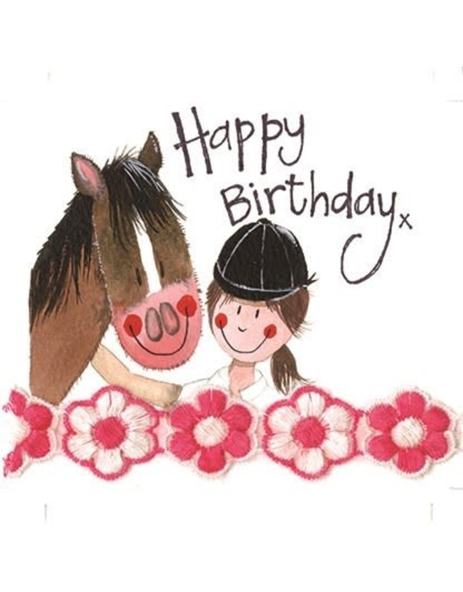 Alex Clark Art Horse & Rider Birthday Card
