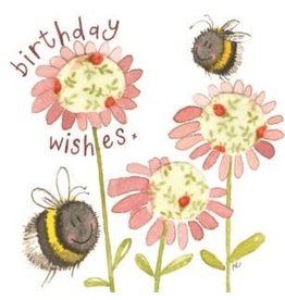 Alex Clark Art Birthday Bees Card