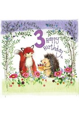 Alex Clark Art 3 Year Old Woodland Birthday Card