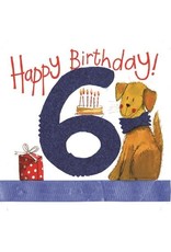Alex Clark Art 6 Year Old Birthday Card