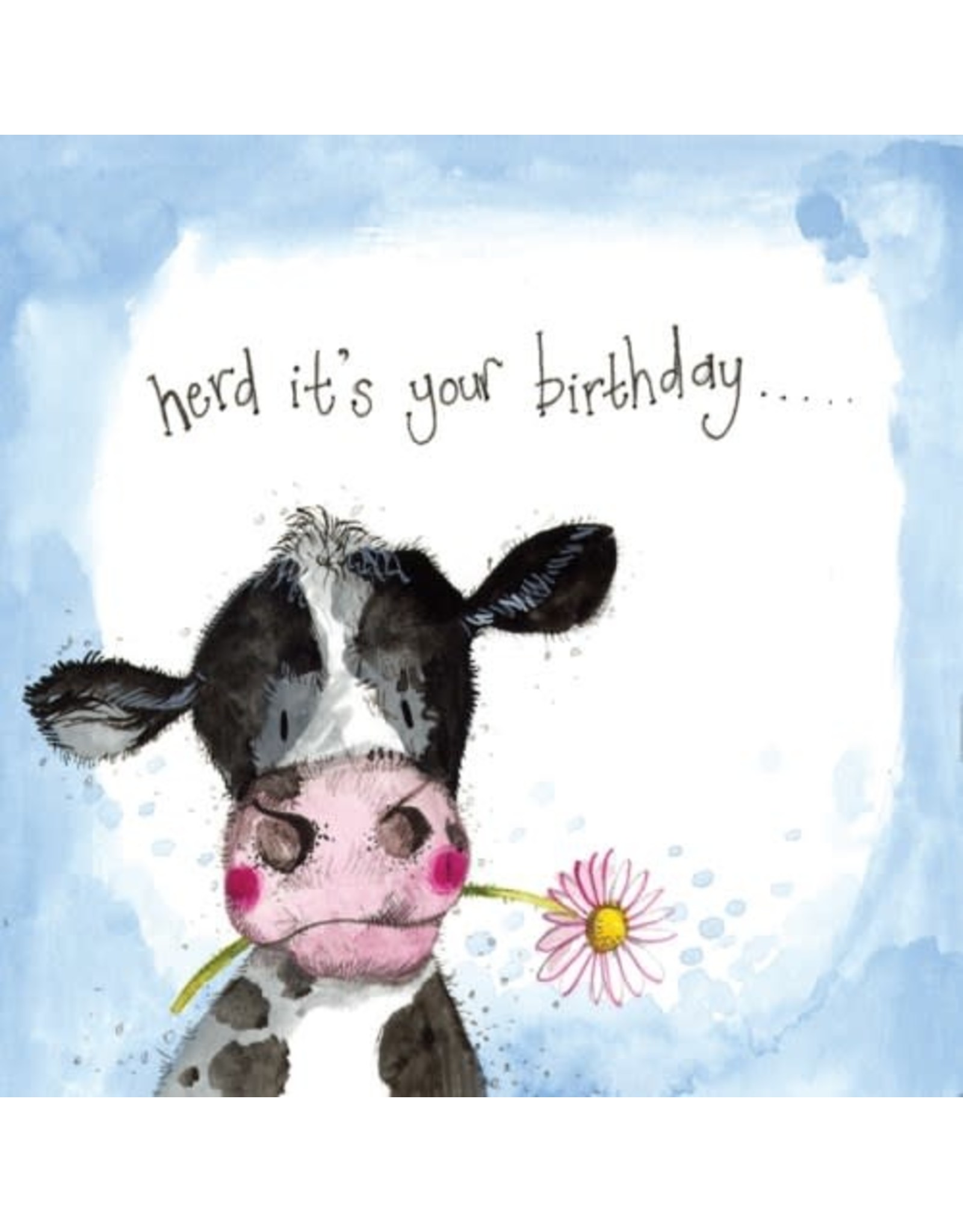 Alex Clark Art Sunshine Cow Birthday Card