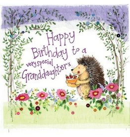 Alex Clark Art Granddaughter Woodland Birthday Card