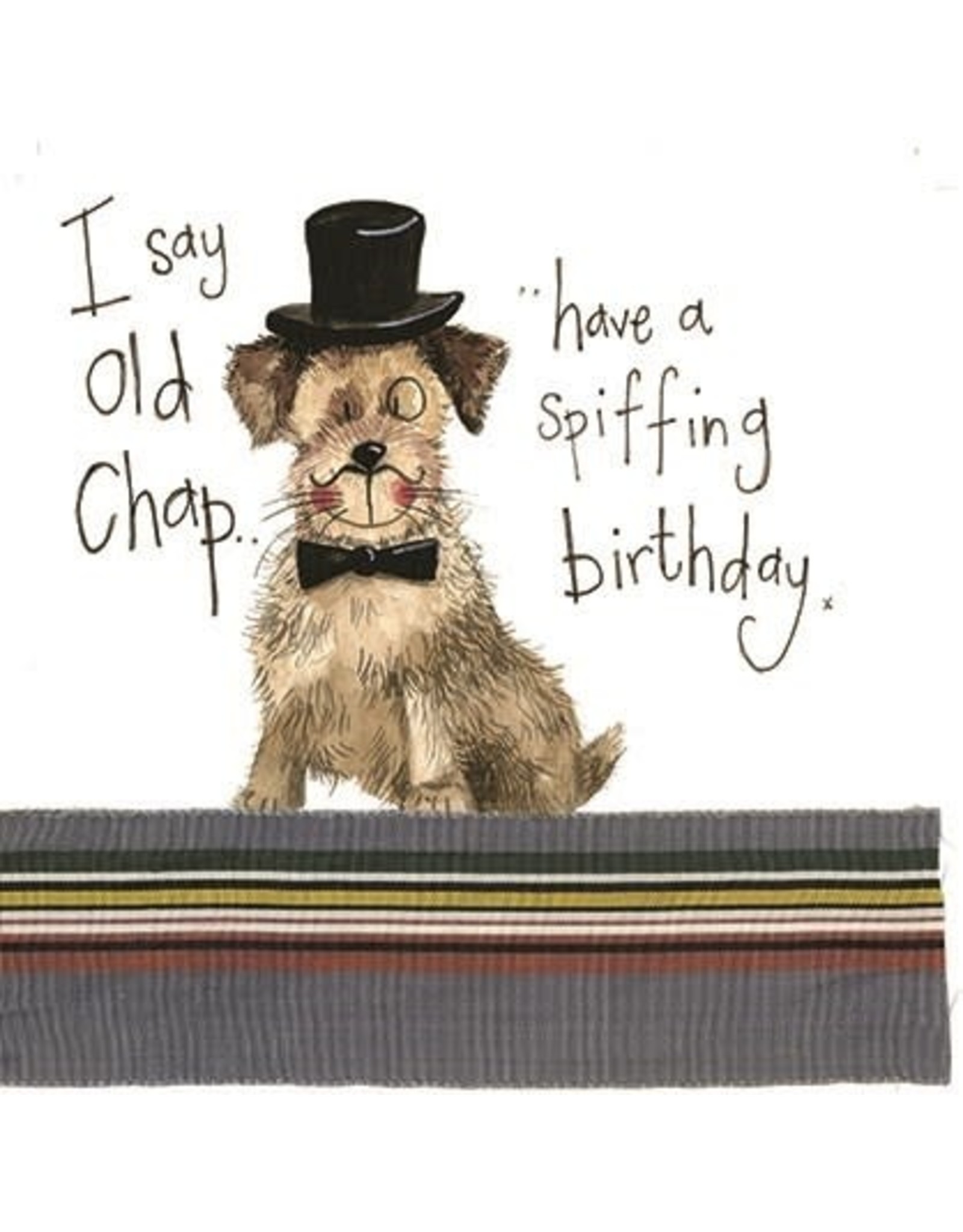 Alex Clark Art Posh Paws Birthday Card