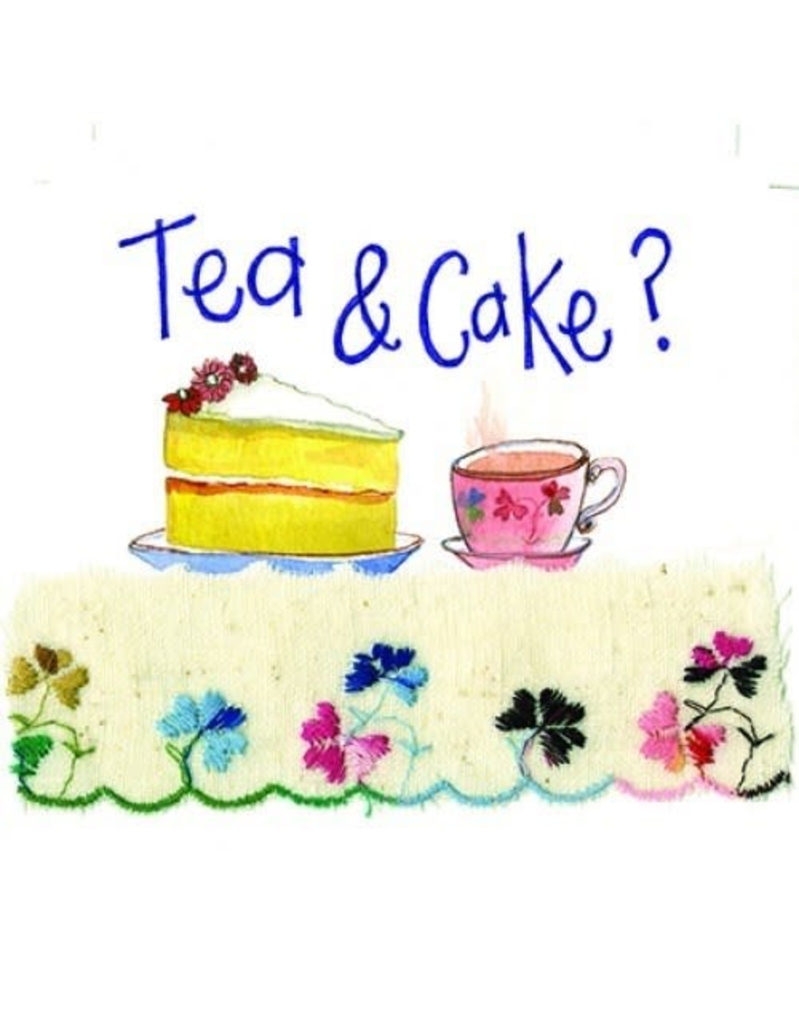 Alex Clark Art Tea & Cake Card