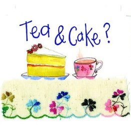Alex Clark Art Tea & Cake Card