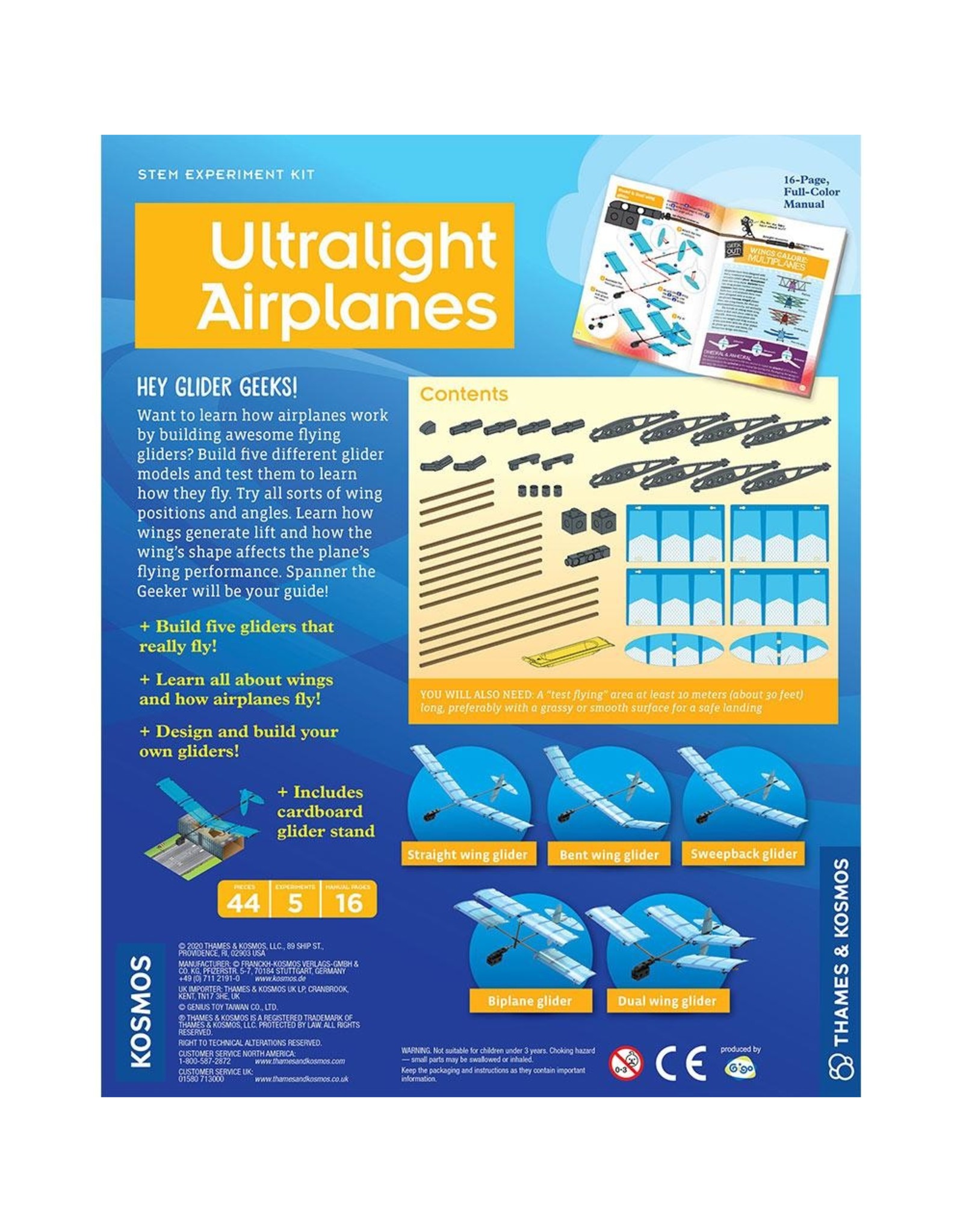Thames & Kosmos Ultralight Airplanes