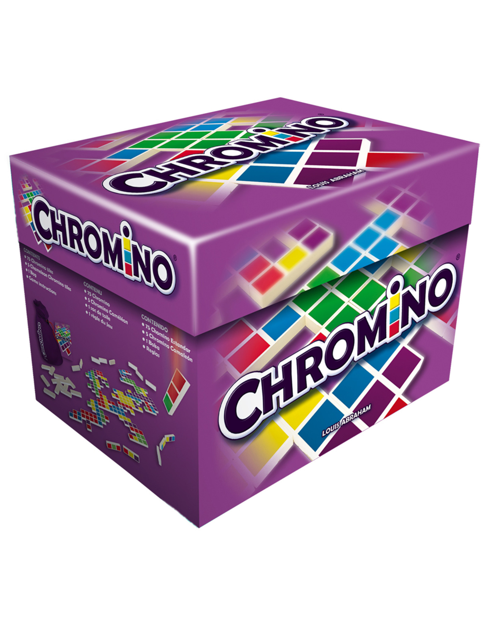  Asmodee Chromino Deluxe Board Game - Strategic Tile-Matching  Fun for The Whole Family! Ages 6+, 1-8 Players, 30 Min Playtime, Made by  Zygomatic : Toys & Games