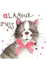 Alex Clark Art Glamour Puss Card
