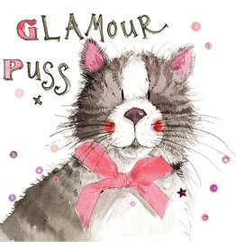 Alex Clark Art Glamour Puss Card