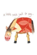 Alex Clark Art Little Note Horse Card