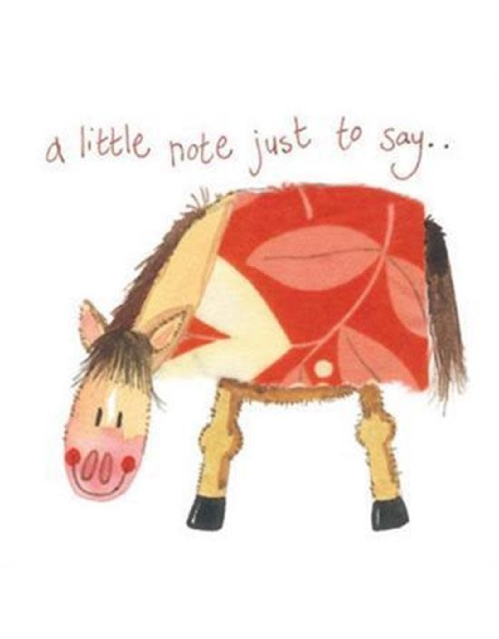Alex Clark Art Little Note Horse Card