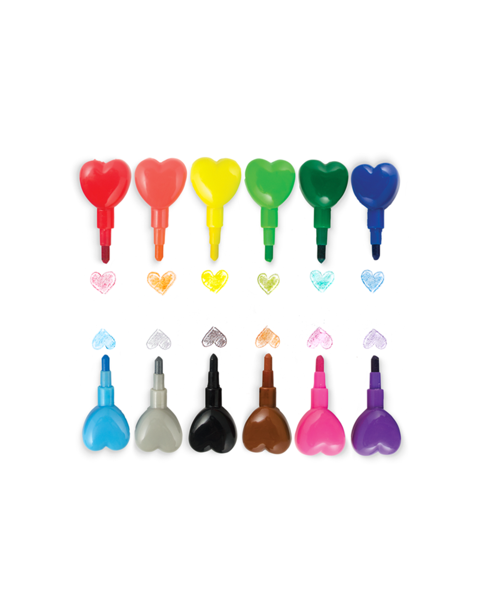 Ooly Heart to Heart Stacking Crayons