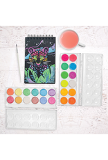 Ooly Chroma Blends Watercolor 13 pc Paint Set - Neon