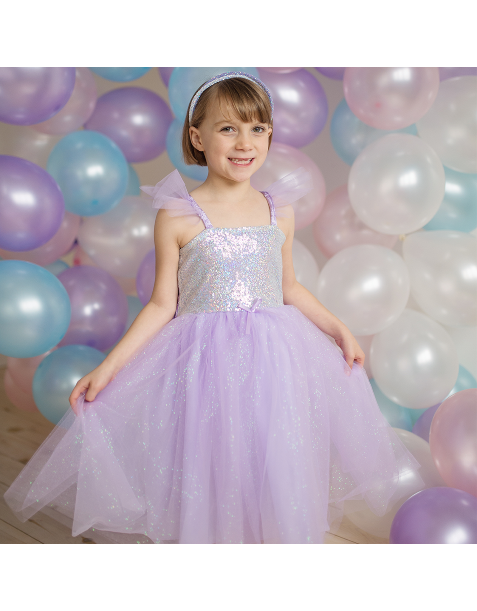 Great Pretenders Lilac Sequin Princess Dress, Size 5/6