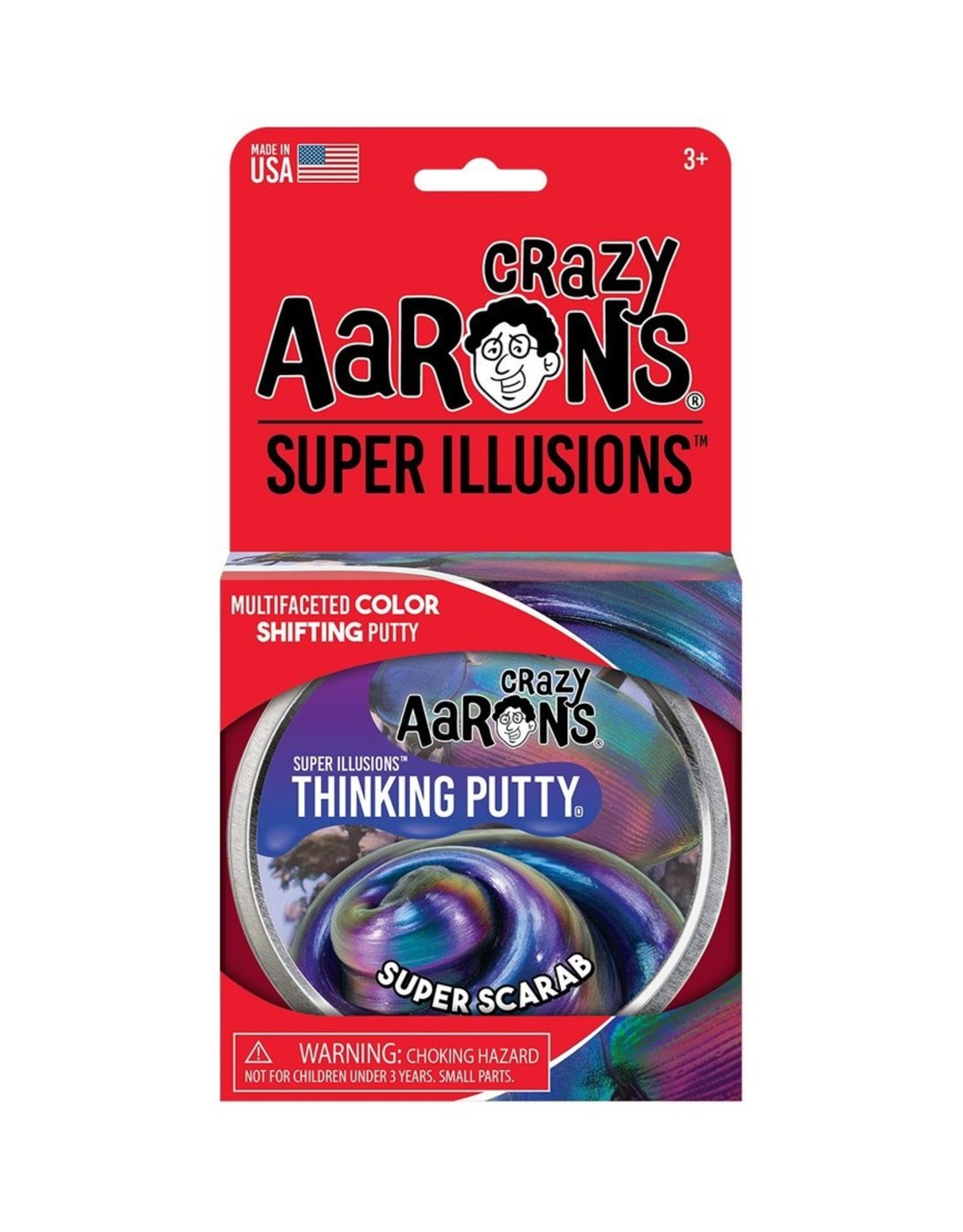 Crazy Aaron's Crazy Aaron's 4" Tin Super Illusions - Super Scarab