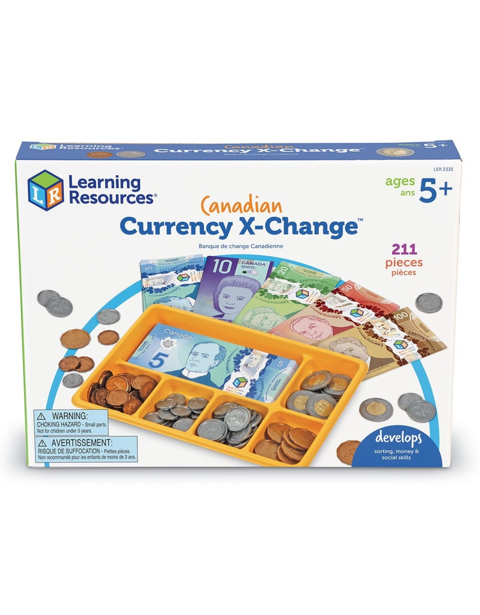 Learning Resources Canadian Currency X-Change Activity Set