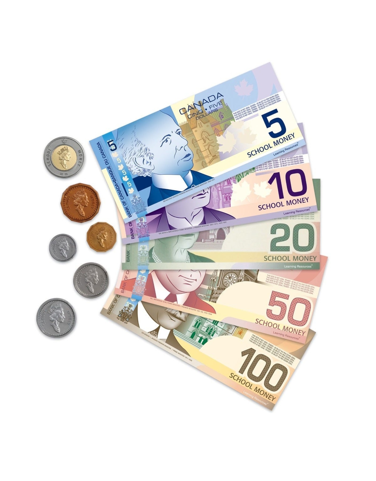 Learning Resources Canadian Currency X-Change Activity Set