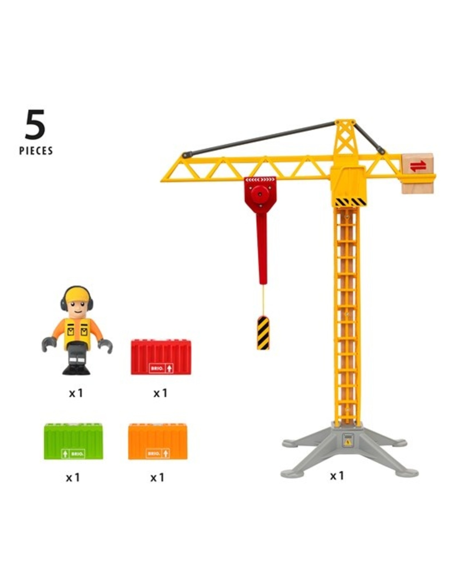 Brio BRIO Construction Crane with Lights