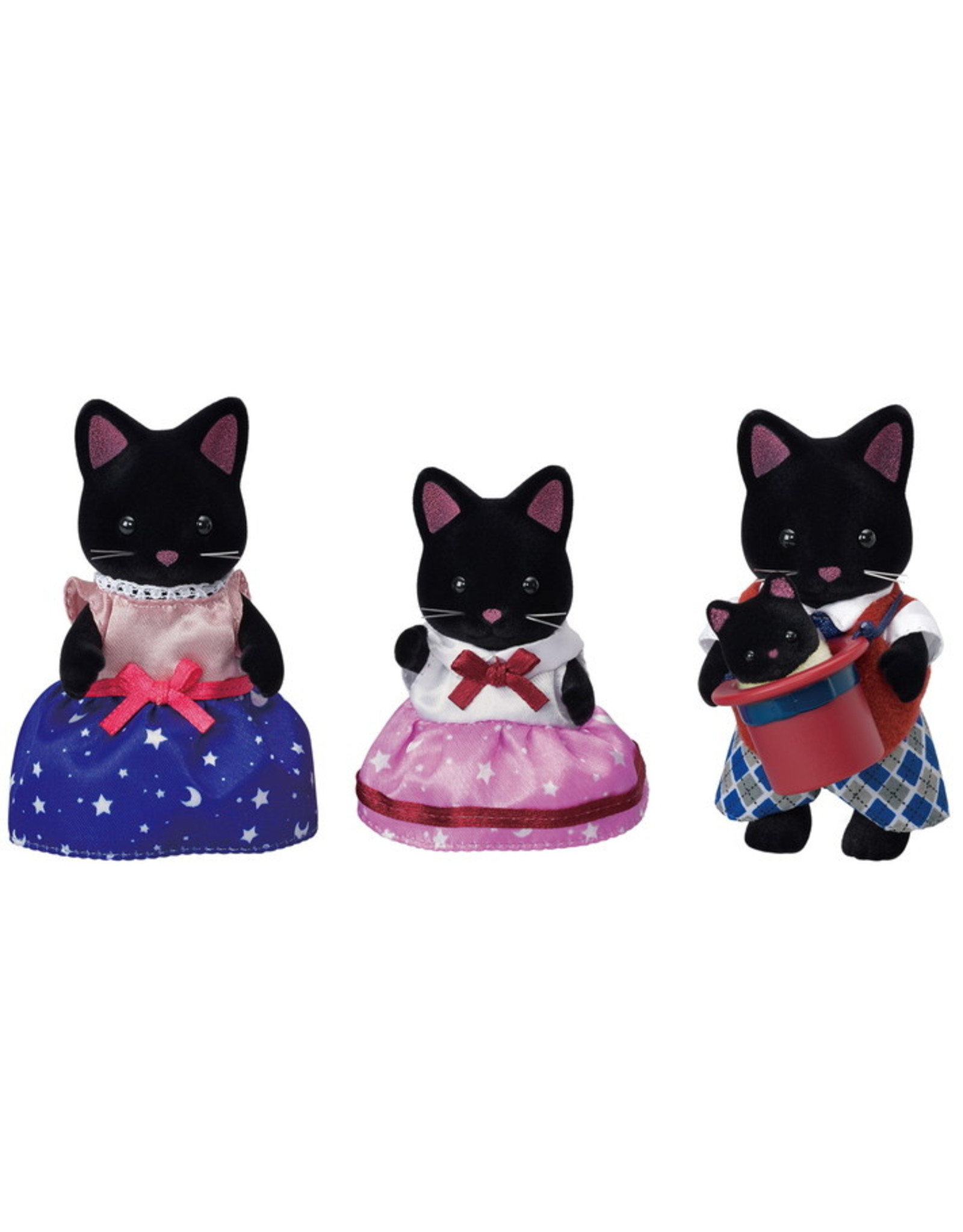 Calico Critters Calico Critters Midnight Cat Family