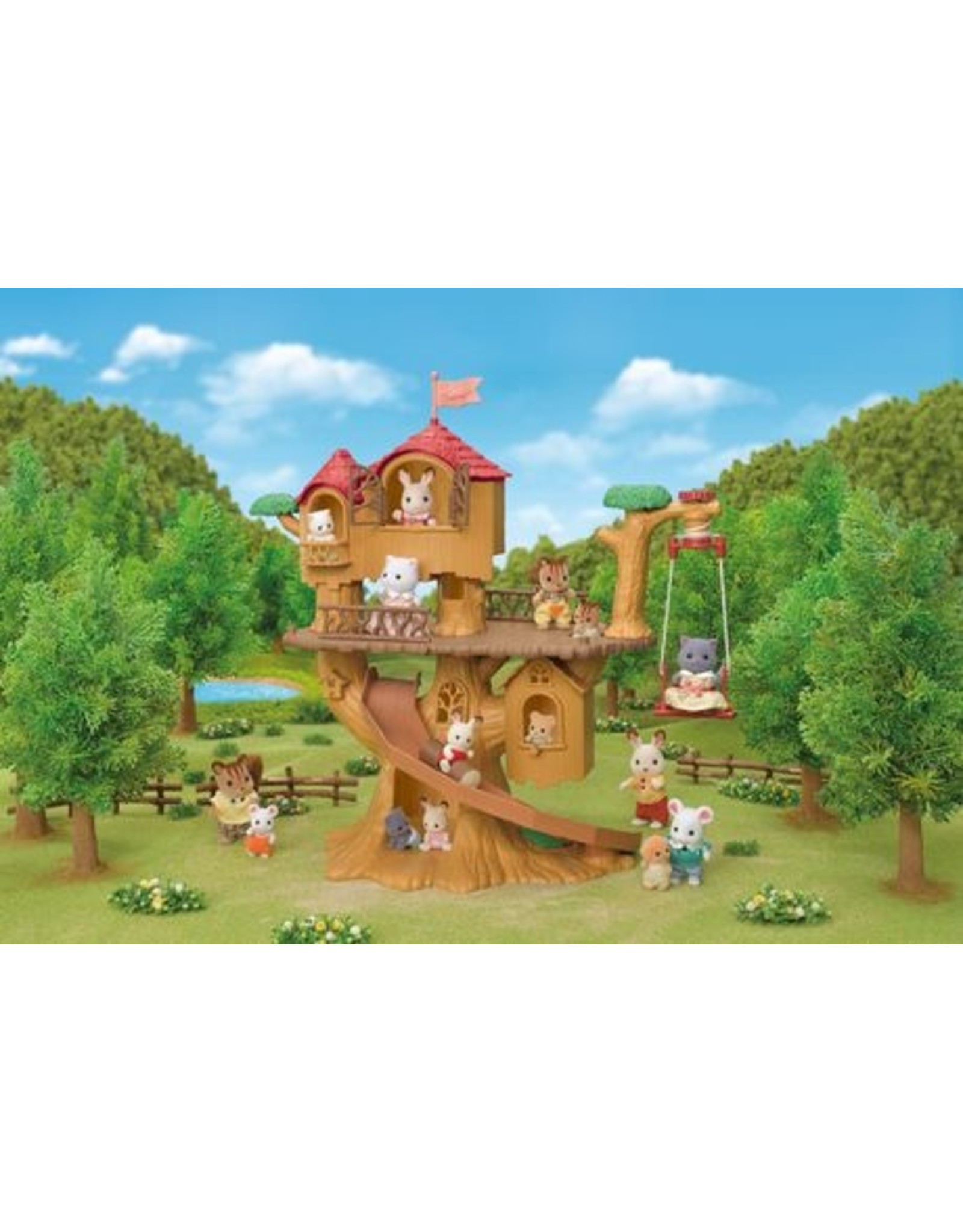 Calico Critters Calico Critters Adventure Tree House Gift Set