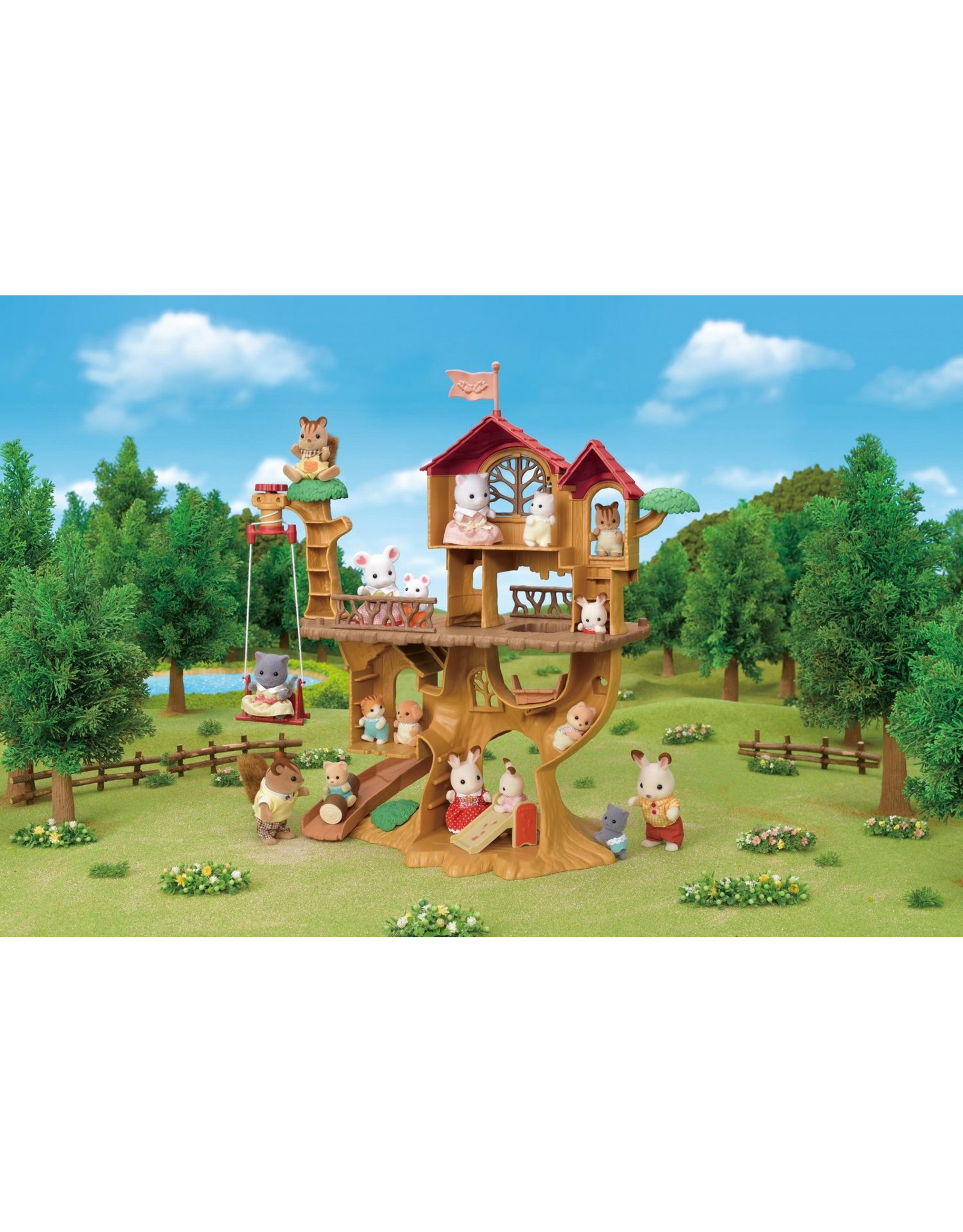 Calico Critters Calico Critters Adventure Tree House Gift Set