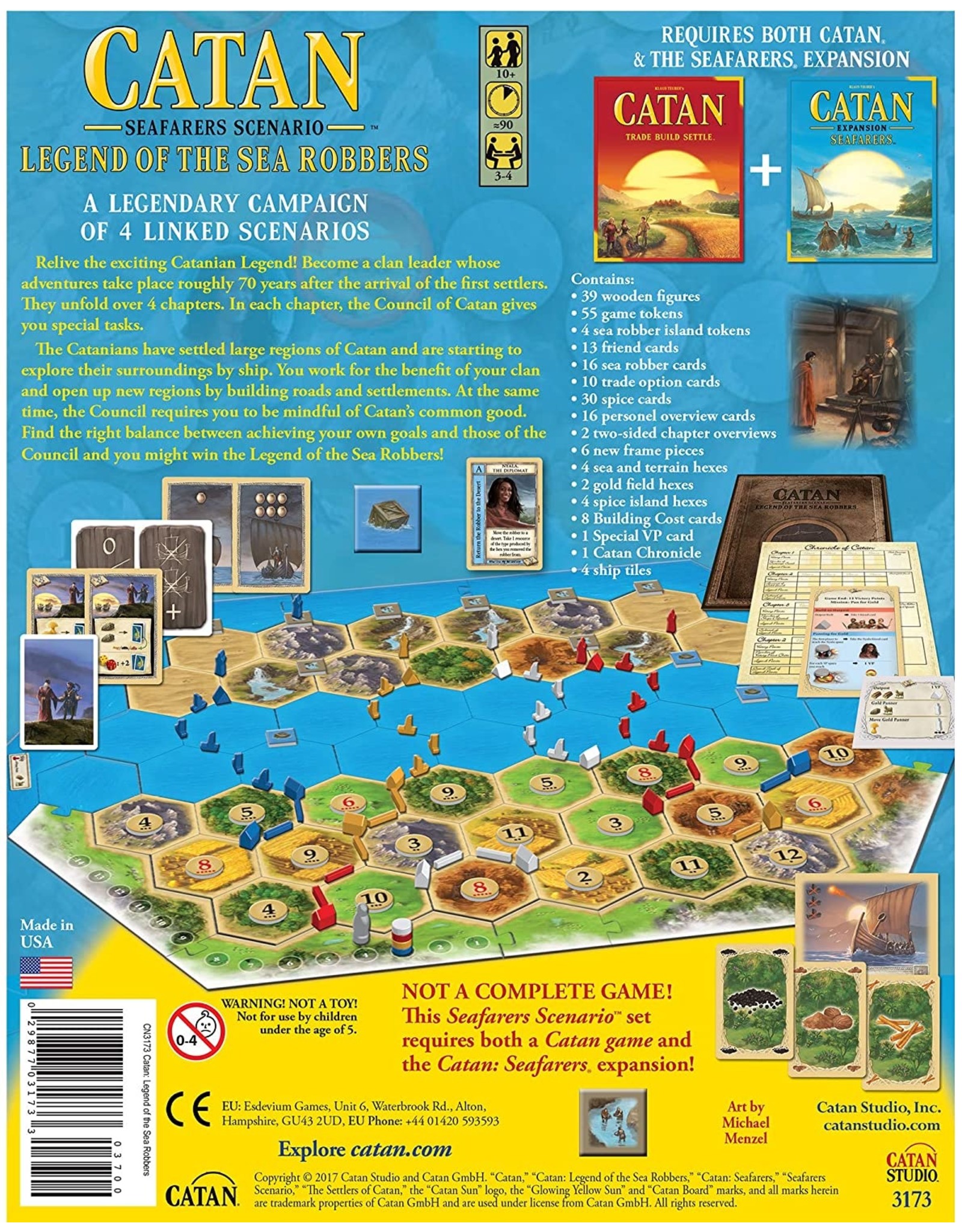 Catan Catan Expansion: Legend of the Sea Robbers