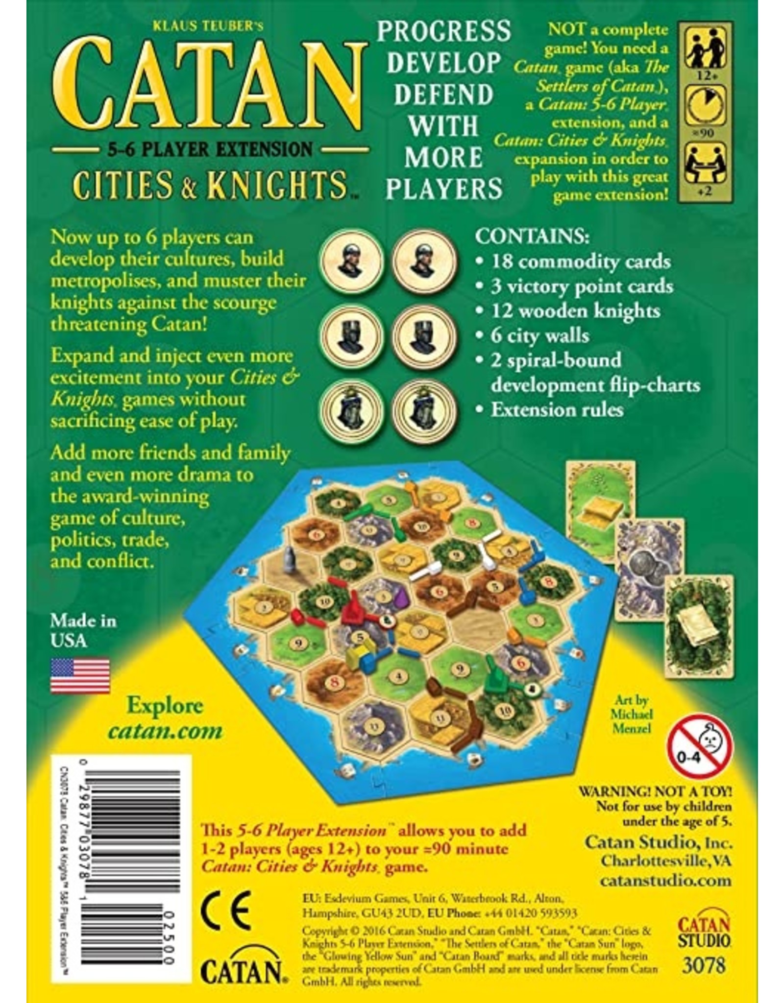 Catan Catan Cities and Knights: 5-6 Player Extension
