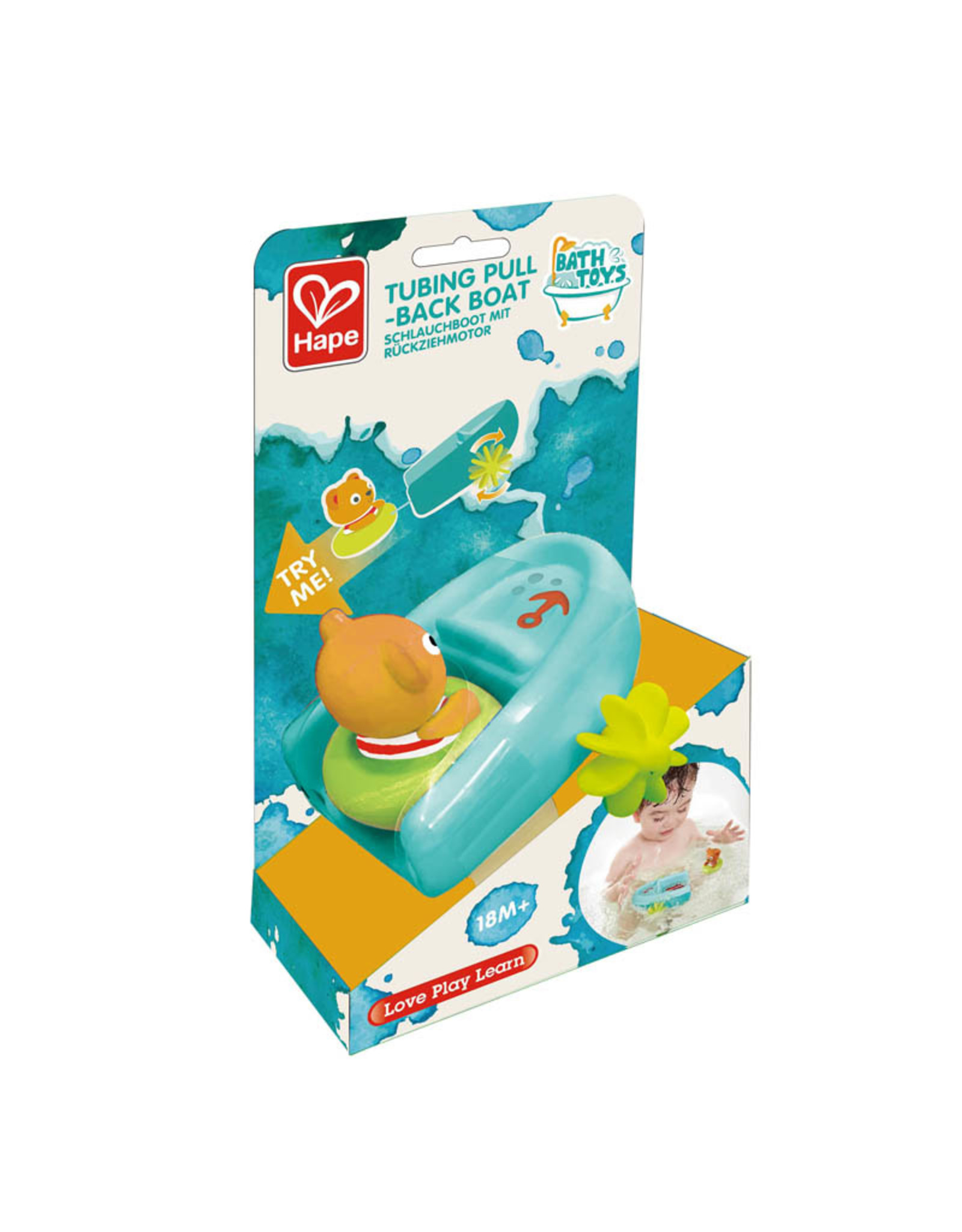 Hape Hape Tubing Pull-Back Boat