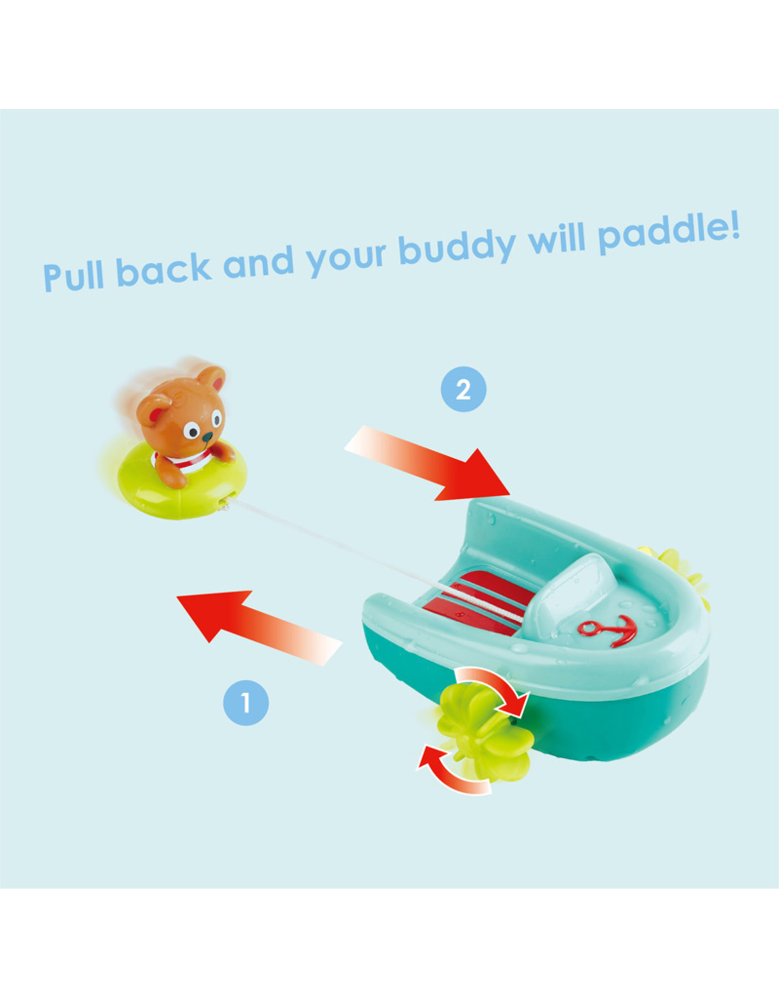 Hape Hape Tubing Pull-Back Boat