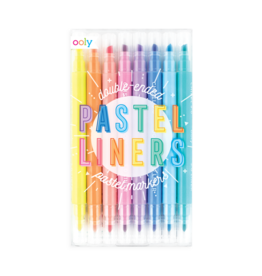 Ooly Pastel Liners Double Ended Markers - Set of 8