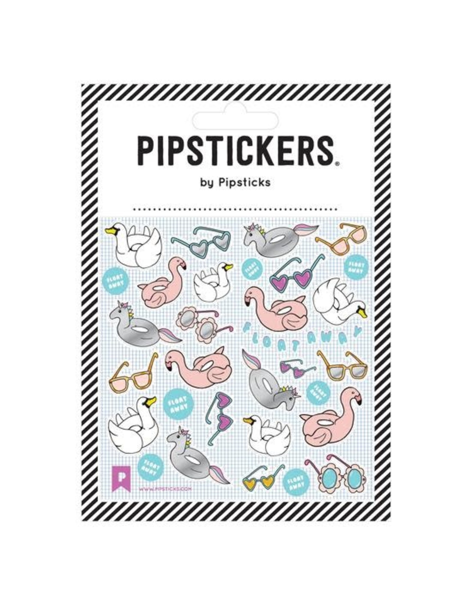 Pipsticks Pool Float Away Stickers